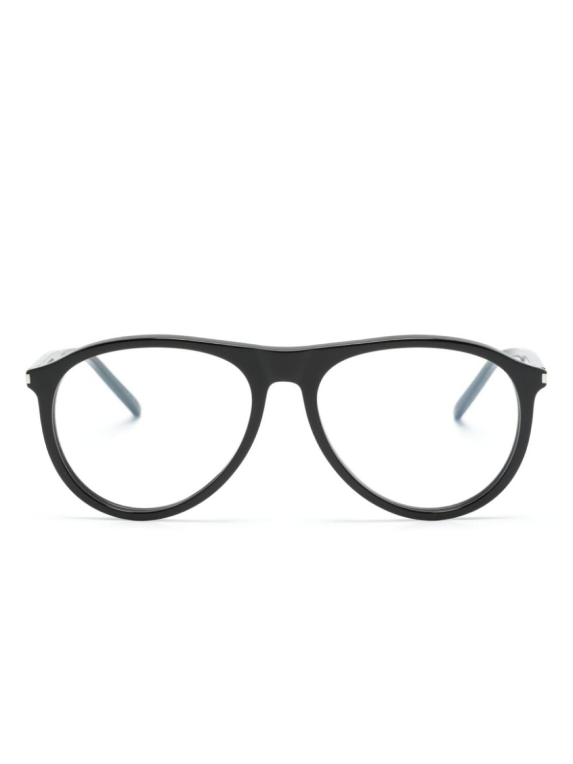 

Saint Laurent Eyewear очки-пилоты с логотипом, черный