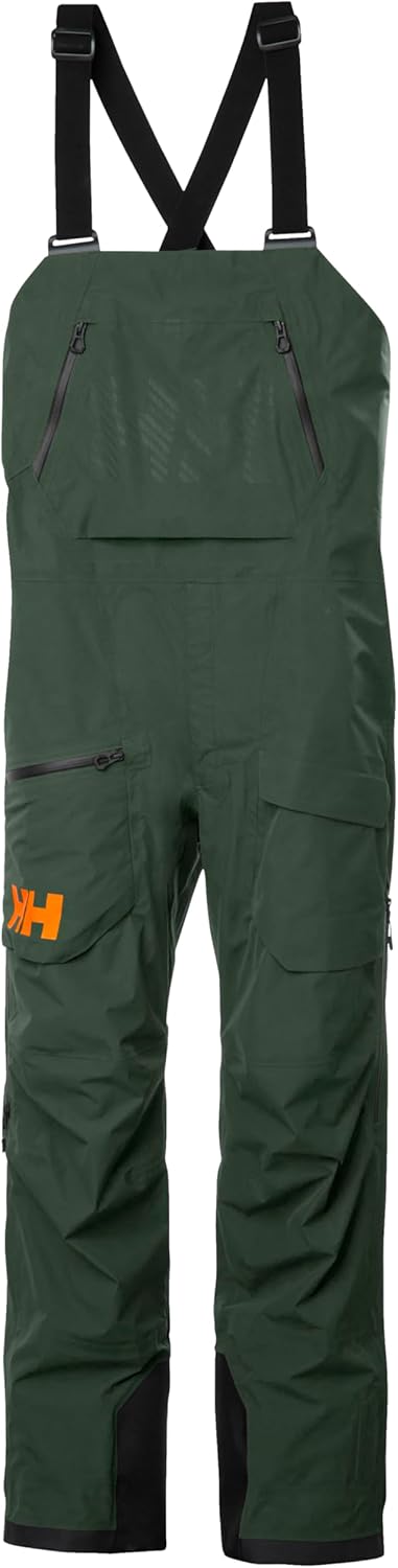 

Брюки Helly-Hansen Ridge Infinity Shell Bib, водонепроницаемые лыжные комбинезоны, дышащие, легкие, прочное снаряжение для снега Helly Hansen, 418 Dark Jungle