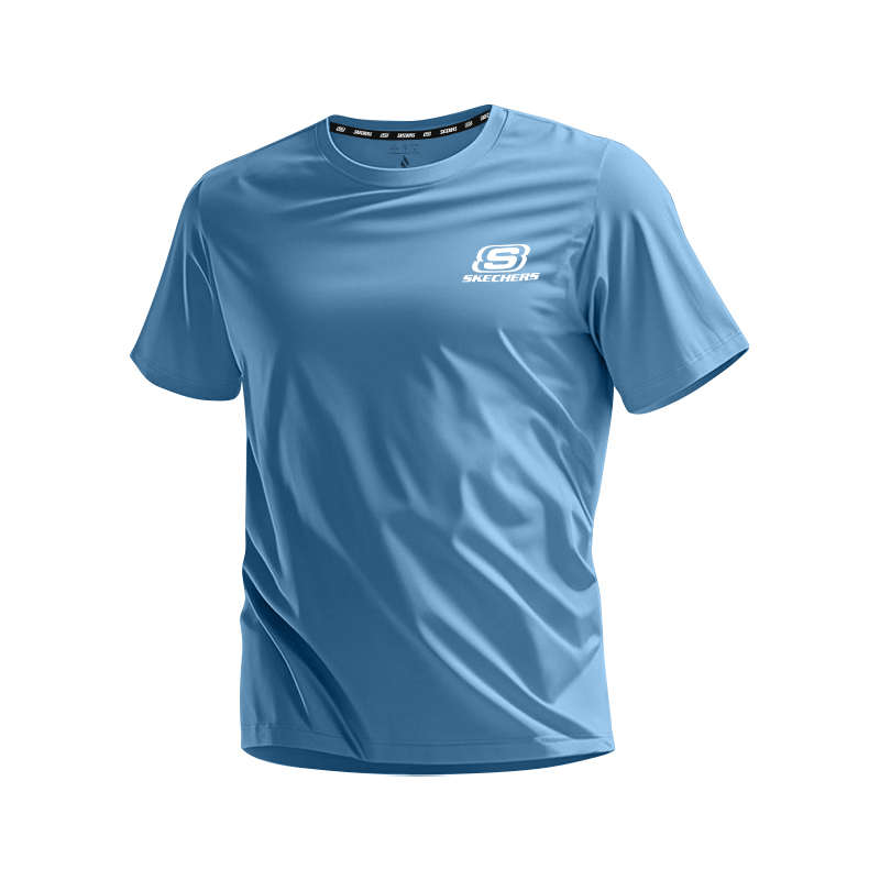 

Skechers Футболка Sportlife SS25 Unisex Crown Blue 01P1, Синий, Skechers Футболка Sportlife SS25 Unisex Crown Blue 01P1