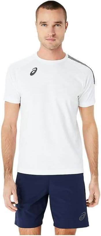 

Мужская футбольная футболка ASICS Dry Cotton с коротким рукавом, белый