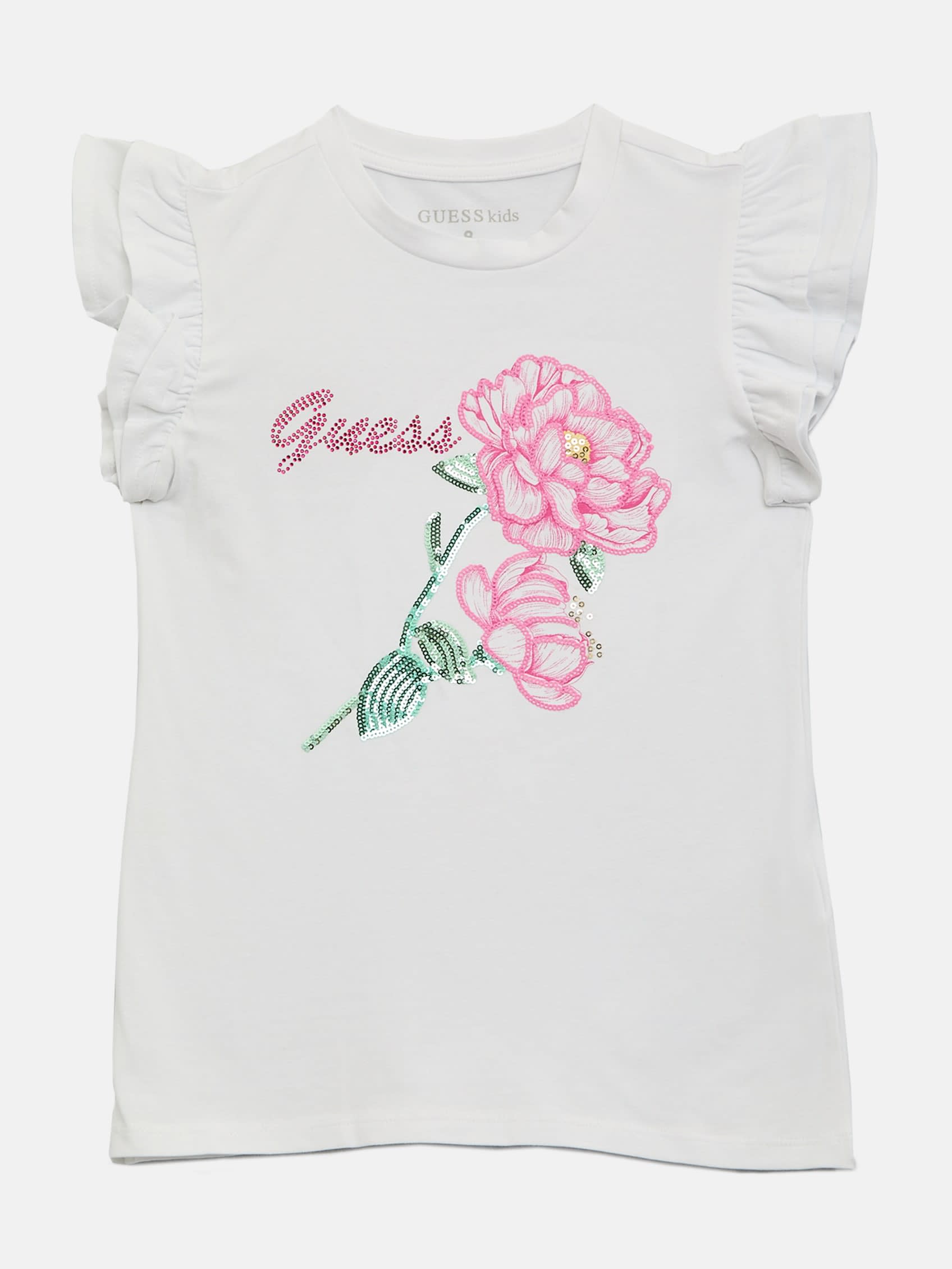 

Футболка Mia Flower (7-14) Guess Factory, белый