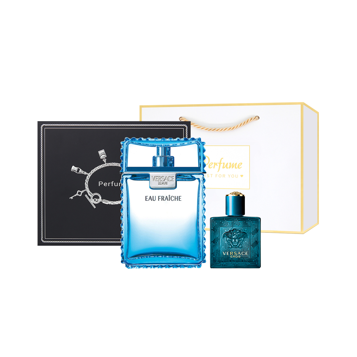 

FANSIZHE Elegant Charm/Light Breeze мужской парфюмерный набор туалетная вода 30ml/50ml/100ml+5ml VERSACE