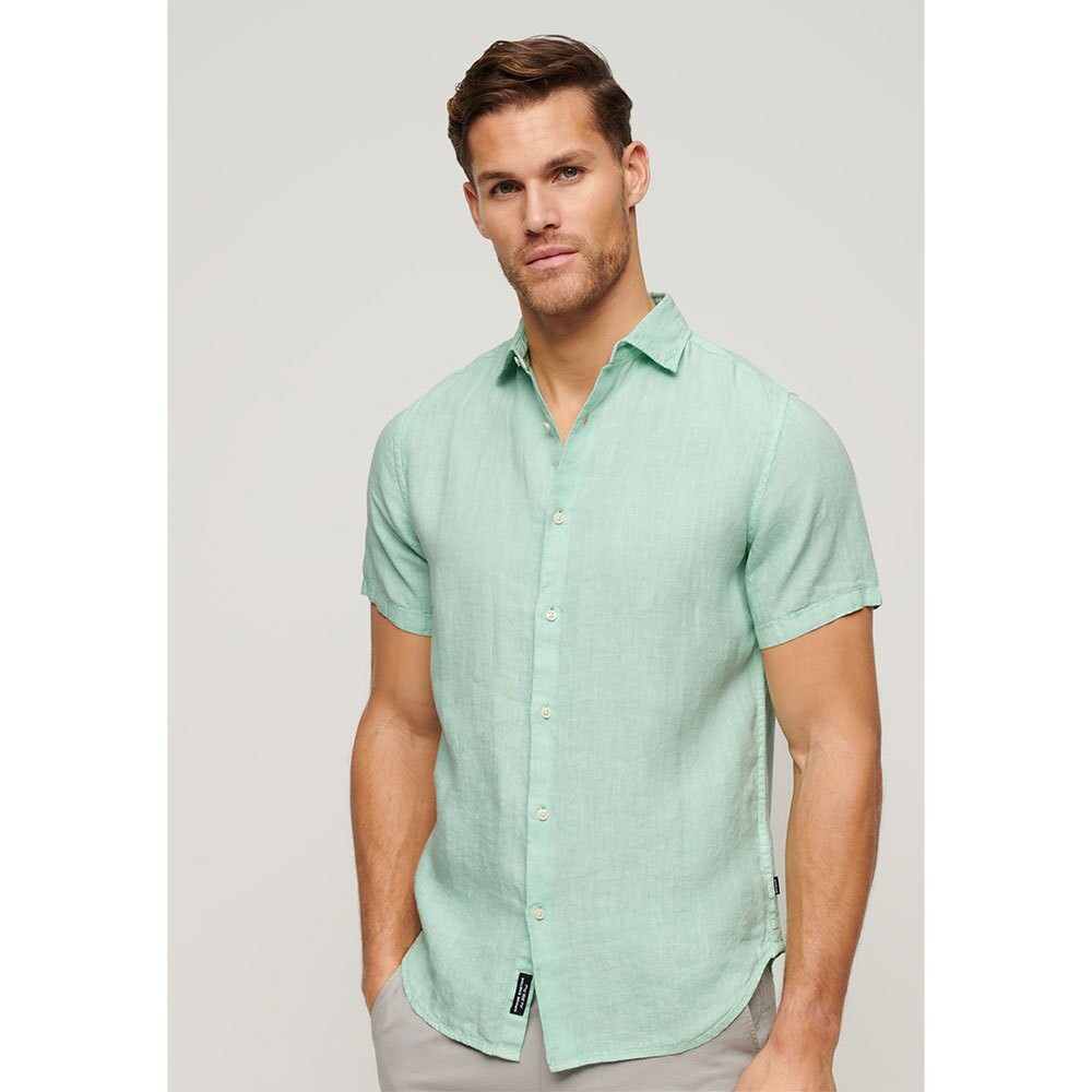 

Футболка Superdry Studios Casual Linen Short , зеленый
