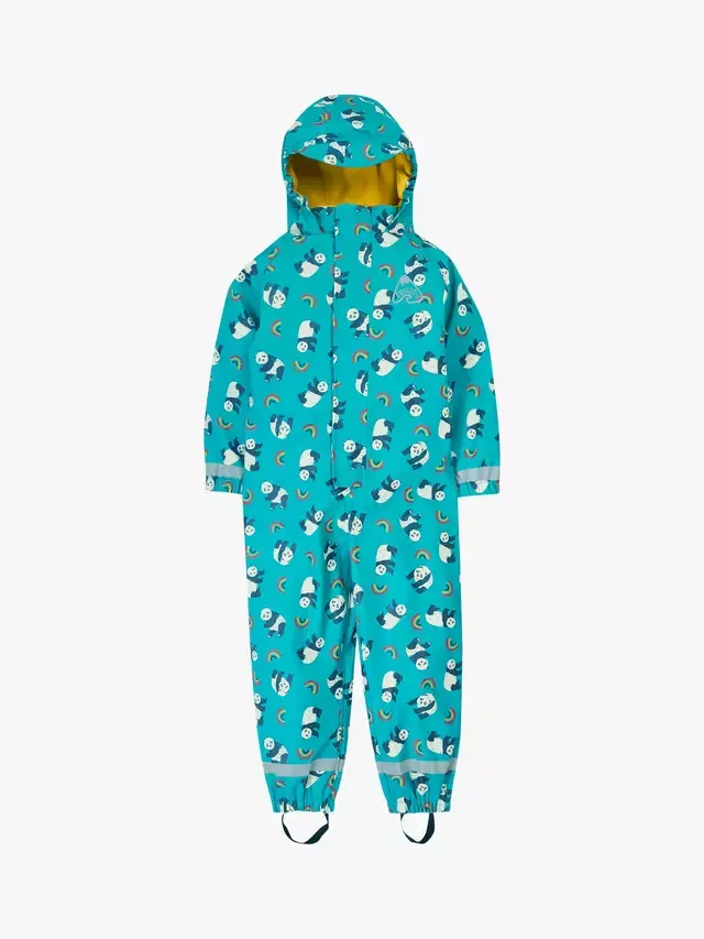 Детский водонепроницаемый комбинезон с принтом Pudadle Buster, Panda Play Frugi