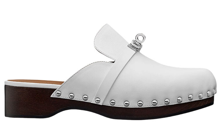 Женская повседневная обувь женская белая Hermes — фото 2