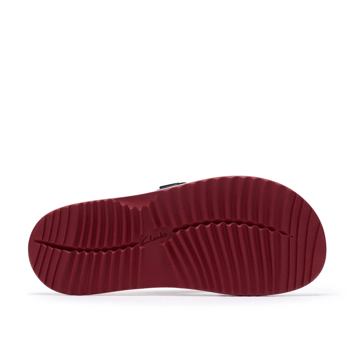 Вьетнамки Clarks Brinkley красные из PU, красный — фото 3