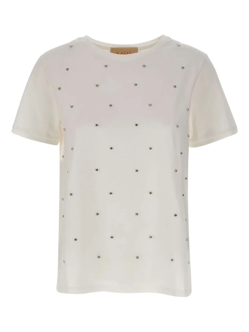 

Футболка с кристаллами Kaos, белый