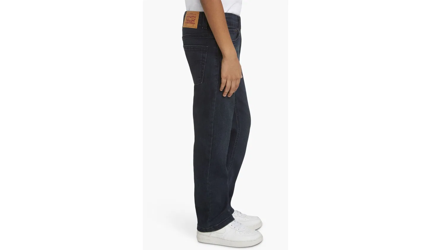 Прямые спортивные джинсы 514 для мальчиков 4-7 лет Levi's, Dark Wash — фото 3