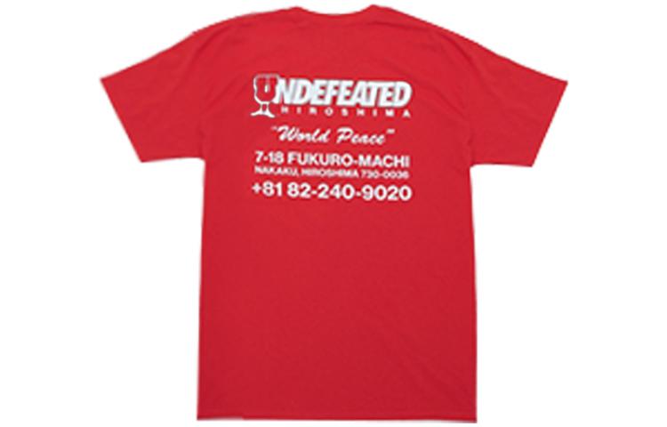 

Футболка унисекс UNDEFEATED, красный