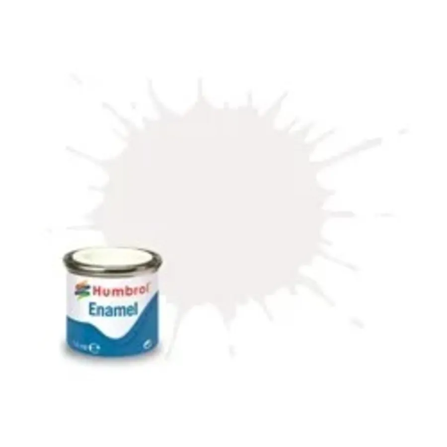 

Белый - №130 (14мл), Humbrol Enamel Paints - Satin (Hornby Hobbies)