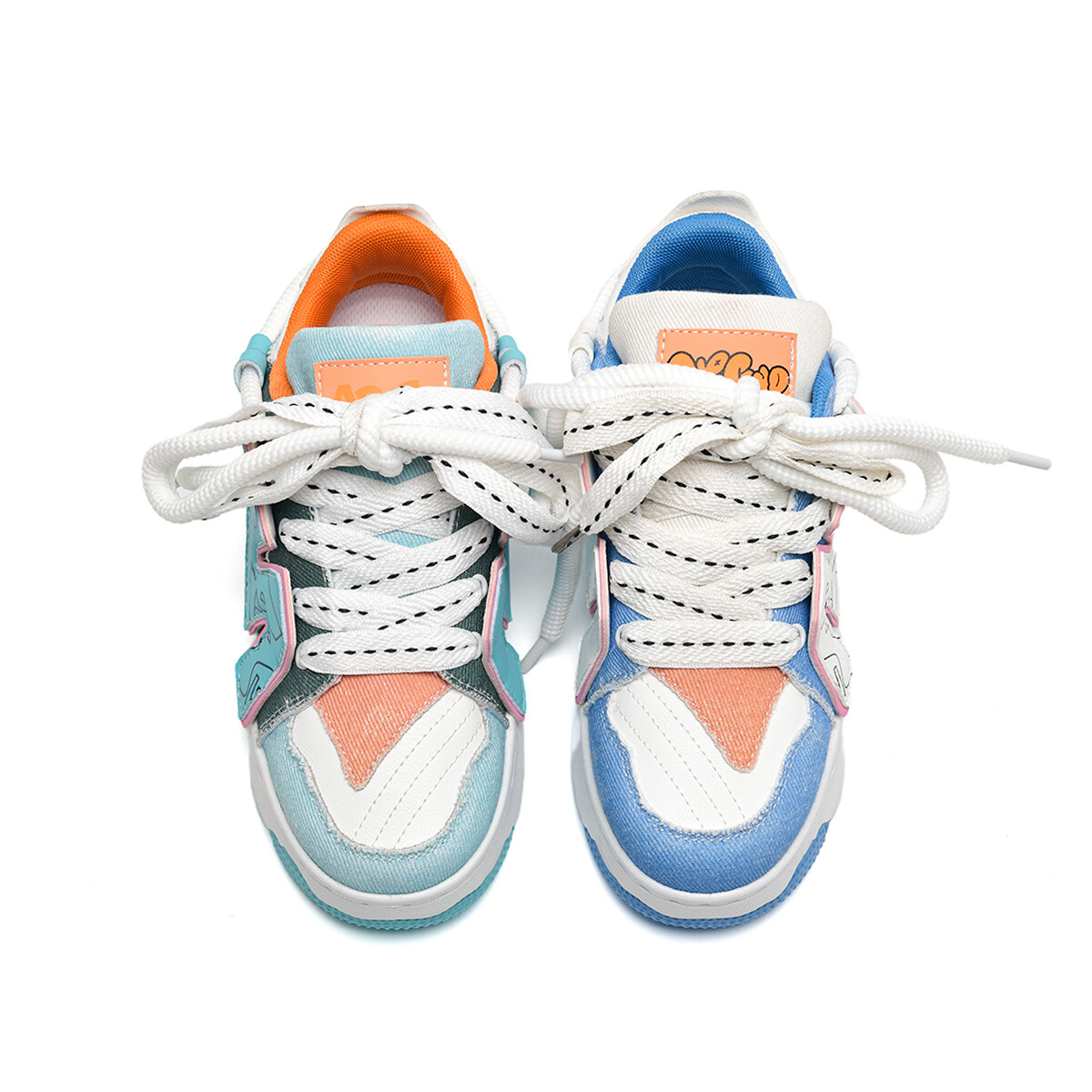 

Кроссовки Anime story Skateboarding Shoes Women's Low-top, синий
