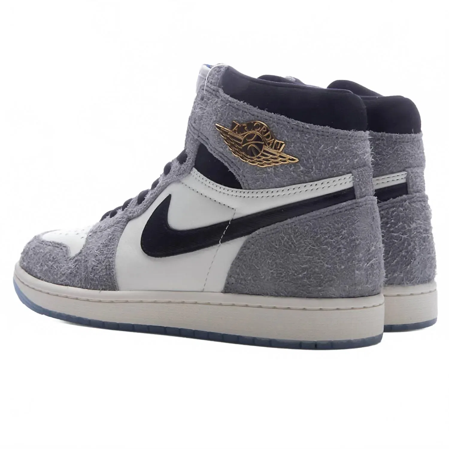 Nike Мужские кроссовки Air Jordan 1 Retro High OG в цвете Cool Grey/black-Sail — фото 4