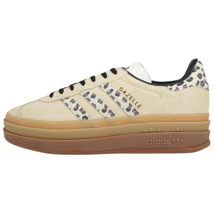 

Кроссовки Adidas Gazelle Bold Cream Black Leopard Women's, черный