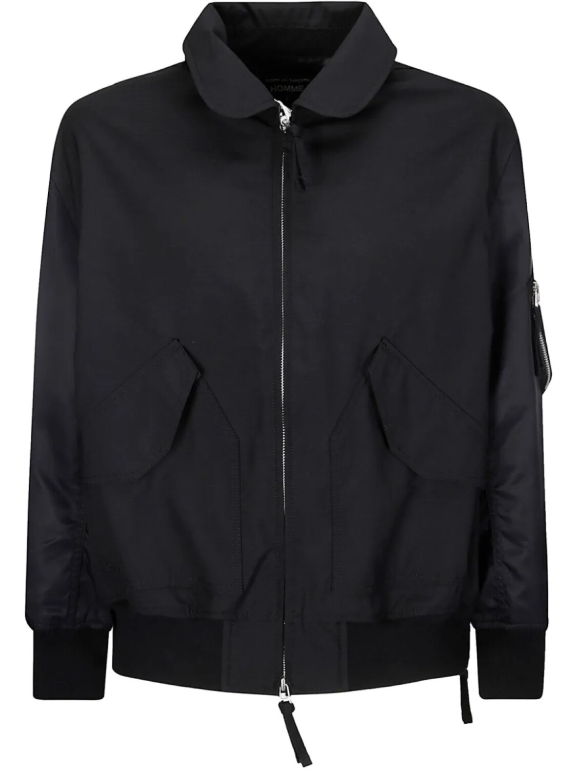

Куртка-бомбер Comme des Garçons Homme с воротником Питера Пэна, черный