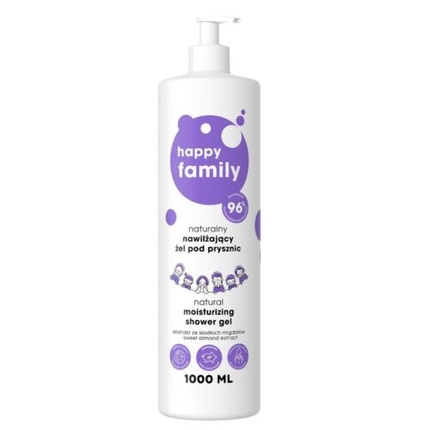 

Натуральный увлажняющий гель для душа 1000 мл Happy Family Assorted
