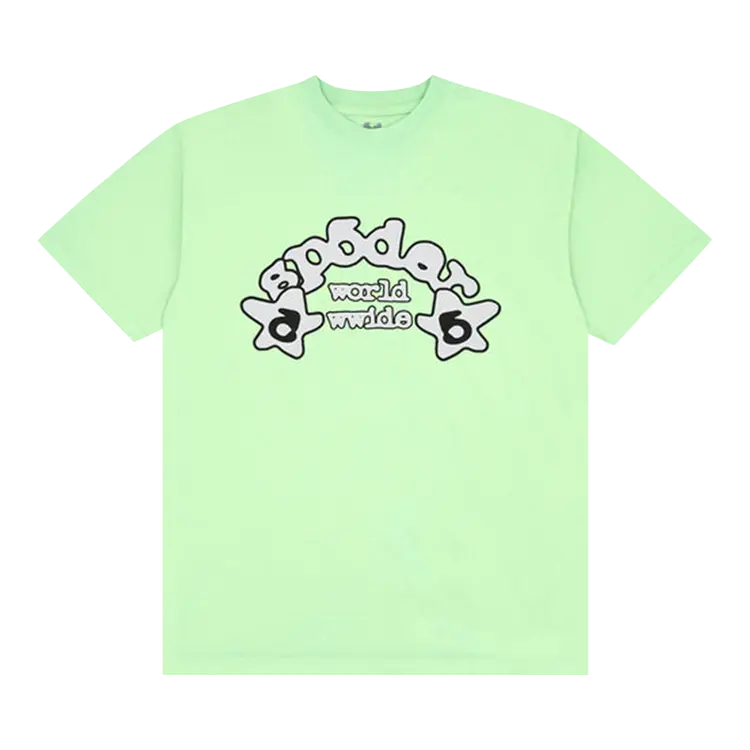 

Футболка Sp5der Worldwide 'Slime Green', зеленый