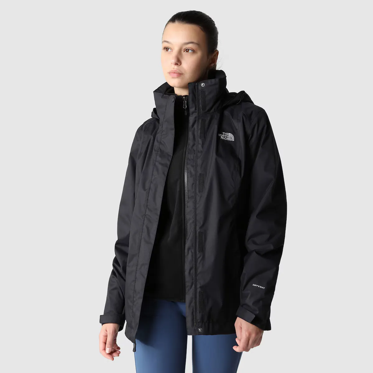 

Женская куртка 3-в-1 Evolve II Triclimate The North Face, чёрный