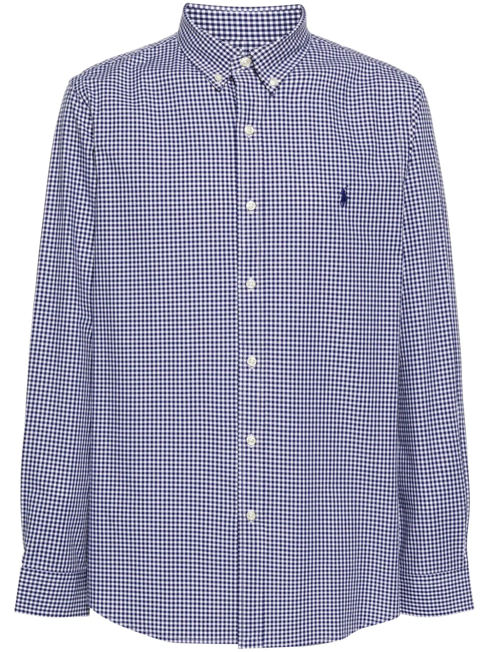 

Рубашка в клетку гингем POLO RALPH LAUREN, синий