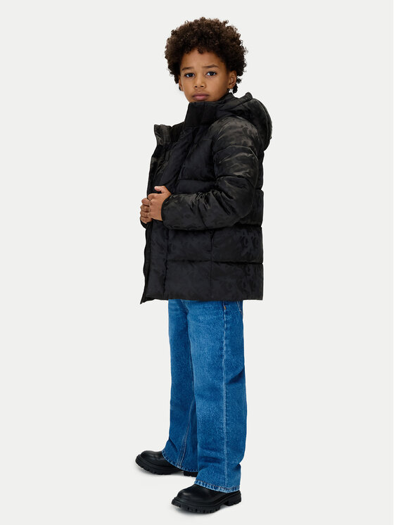 Зимняя куртка regular fit IB0IB02570 Calvin Klein Jeans, чёрный — фото 2