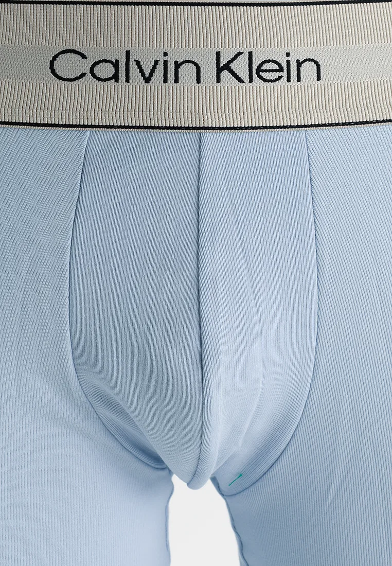 Трусы, 3 штуки, Calvin Klein, Heritage Trunks, черный/синий/серый — фото 4