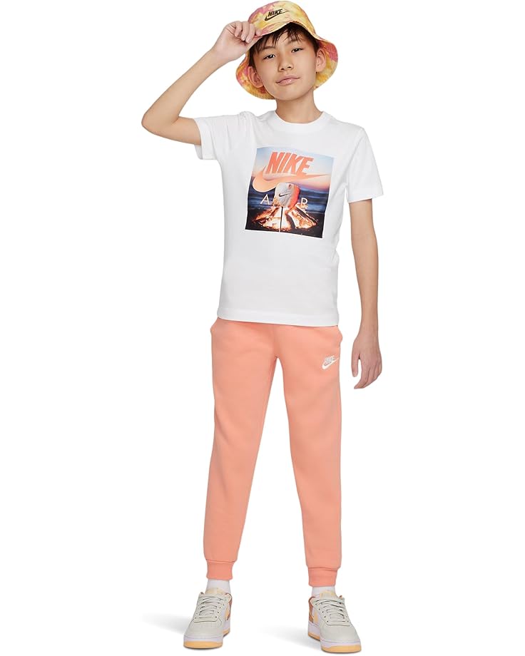 Футболка Nike Kids Sportswear Campfire T-Shirt, белый — фото 4