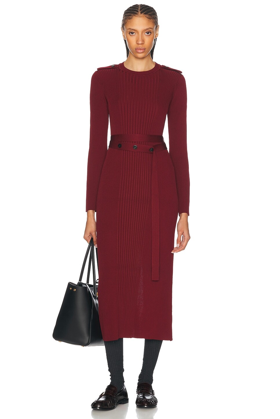 

Платье Лорин Proenza Schouler, темно-красный