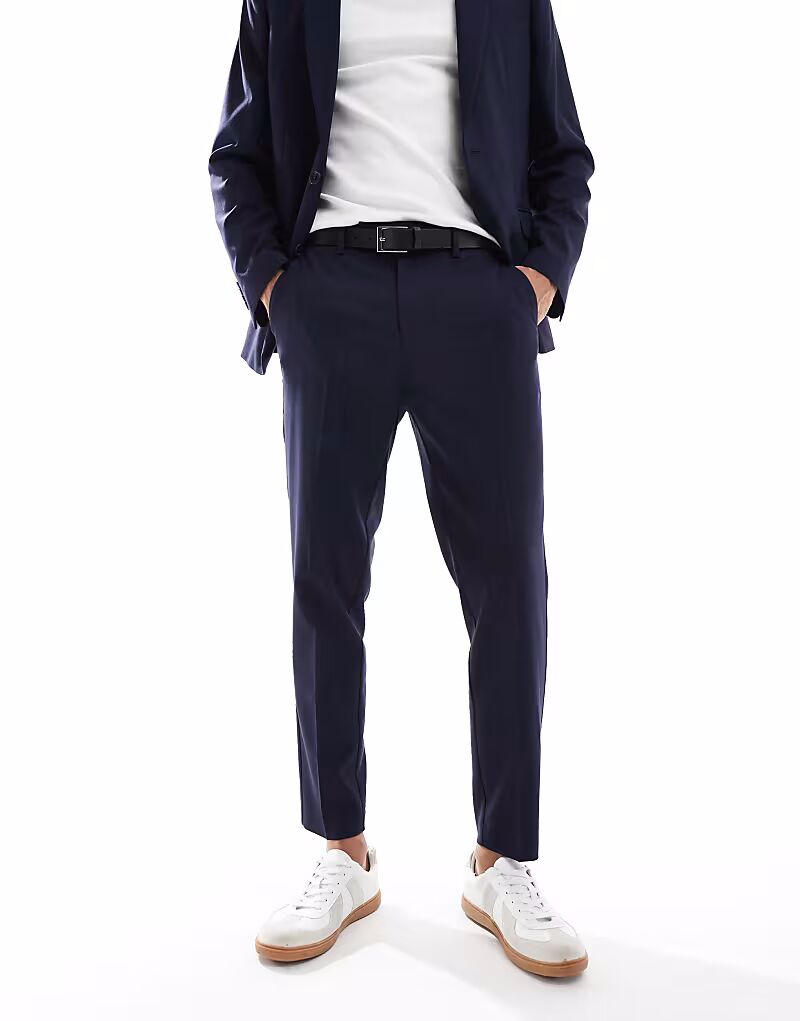 

Зауженные брюки ASOS DESIGN коричневого цвета