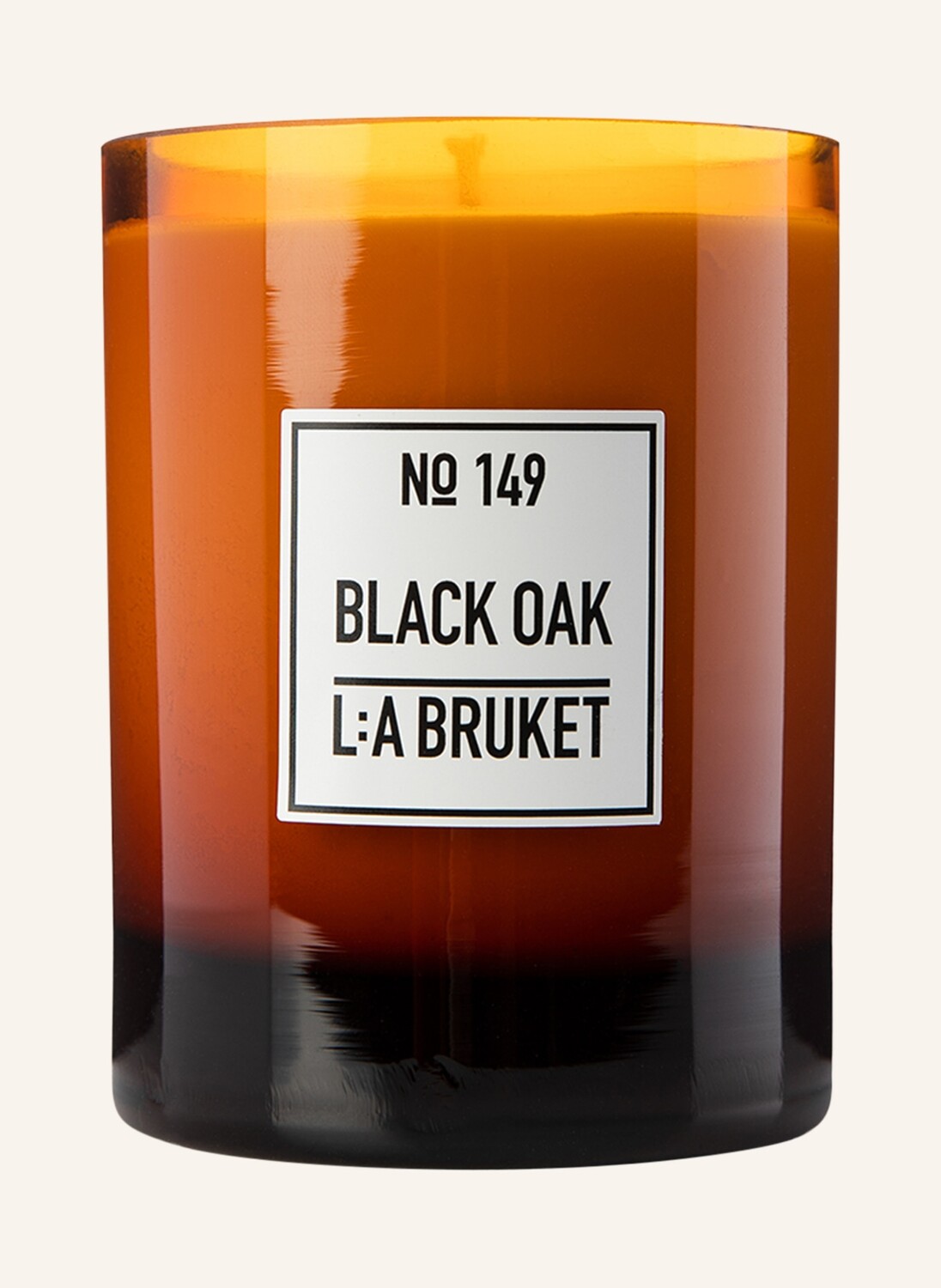 

L:A BRUKET Ароматическая свеча La Bruket, цвет dunkelbraun/weiss