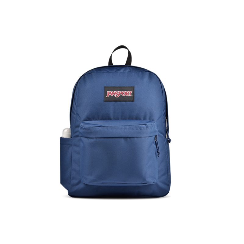 

Полиэстеровый рюкзак средний унисекс синий JanSport, 4QUE003 морской синий