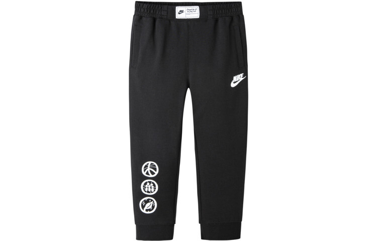 

Детские трикотажные спортивные штаны Nike, черный