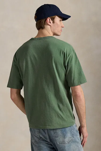 Футболка хлопковая Tee Polo Ralph Lauren, зеленый — фото 2