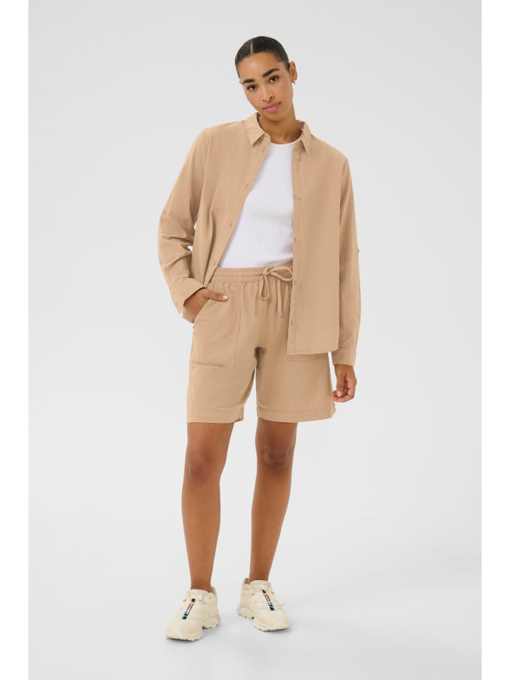 

Рубашка с длинными рукавами - Kanaya, классический крой, цвет "Классический песочный" Kaffe