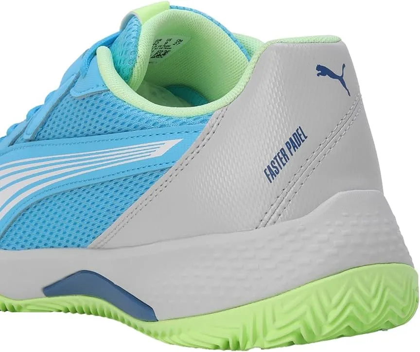 Теннисные кроссовки Puma Nova Court унисекс, белый/синий/серый — фото 4