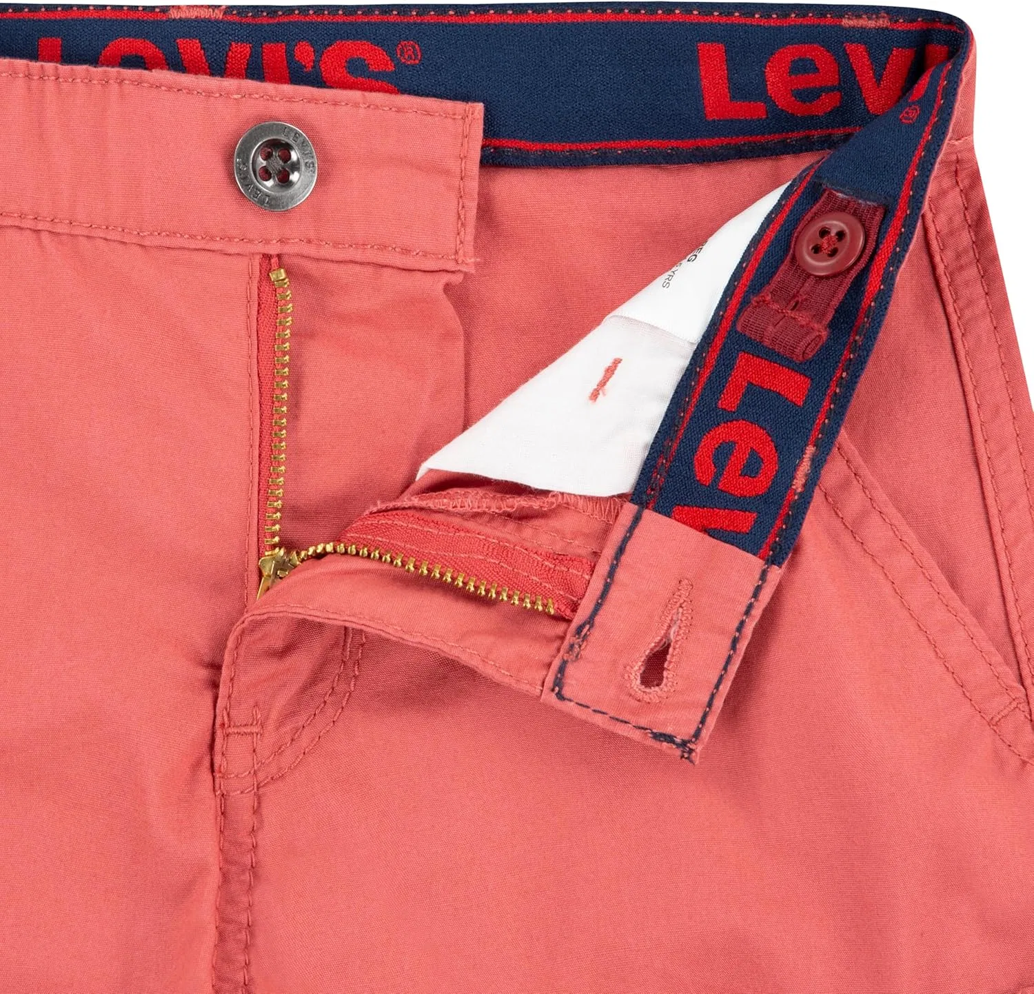 Детские шорты-карго Levi's, Mineral Red — фото 4