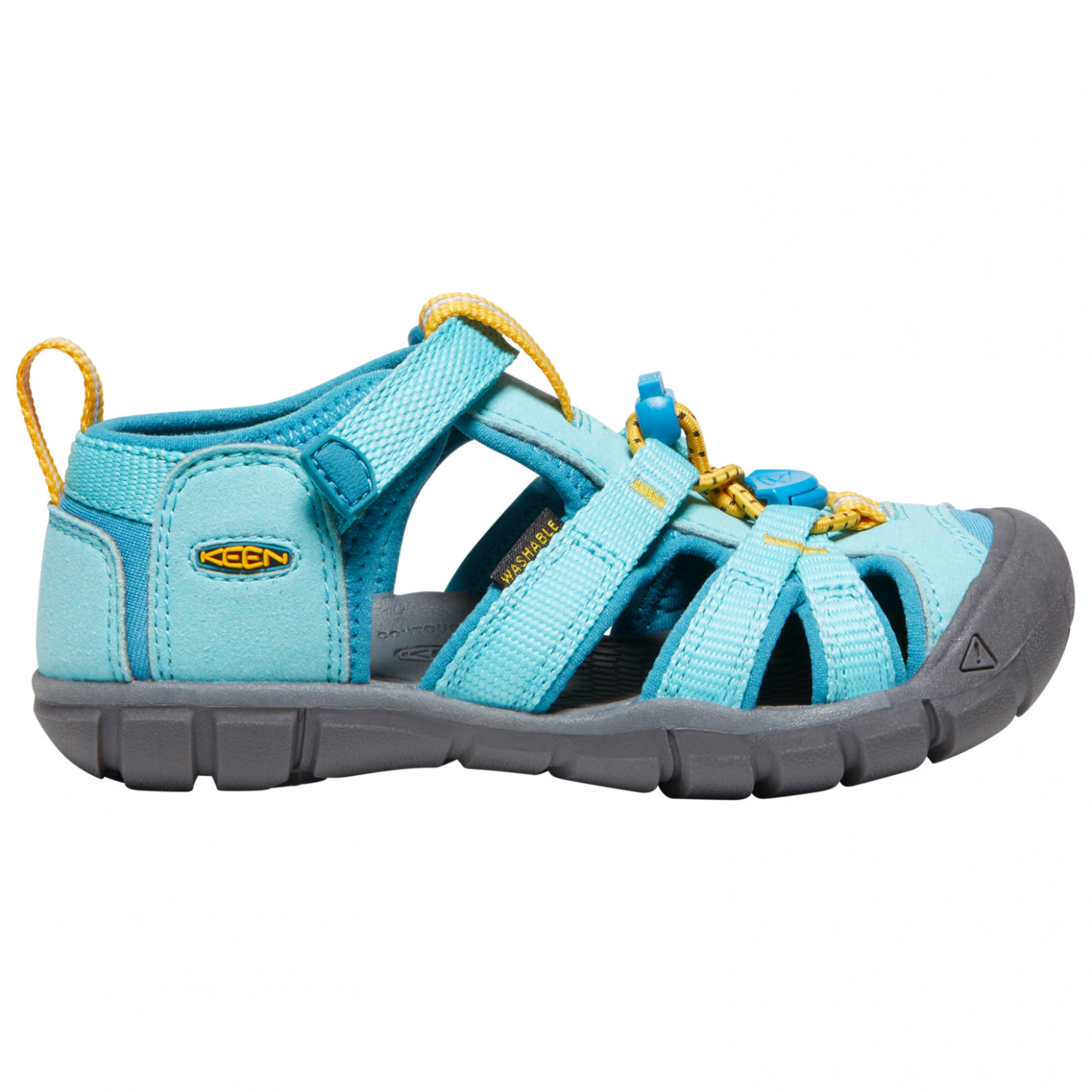 

Сандалии Keen Kids Seacamp II CNX, цвет Ipanema/Fjord Blue