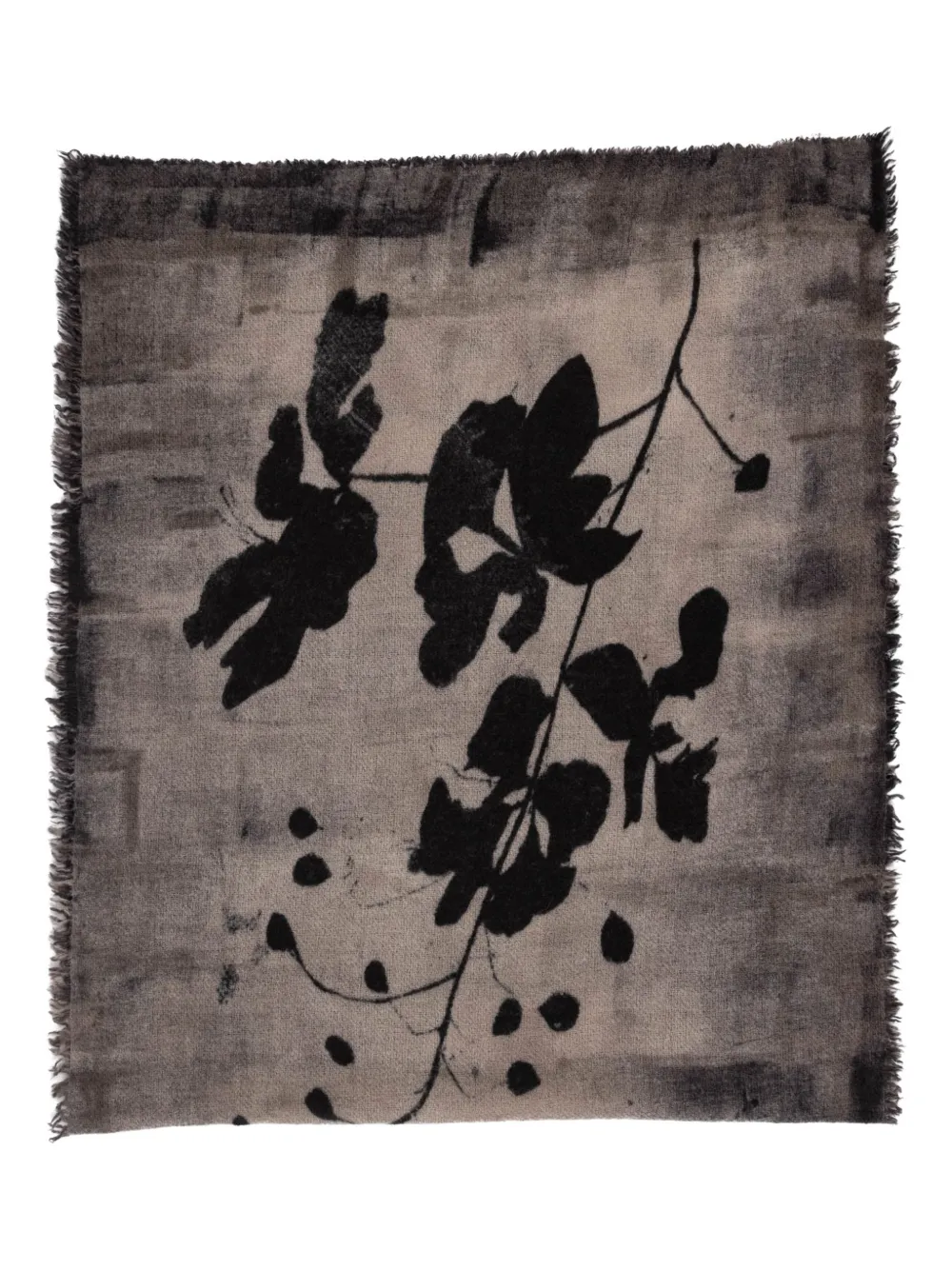 

Шарф Marlon с цветочным принтом и бахромой Faliero Sarti, нейтральный