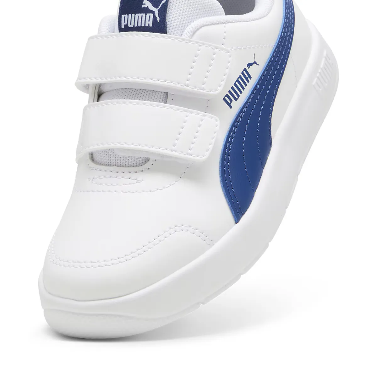 Повседневная обувь Puma Courtflex V3 V PS для детей, белый/синий — фото 4