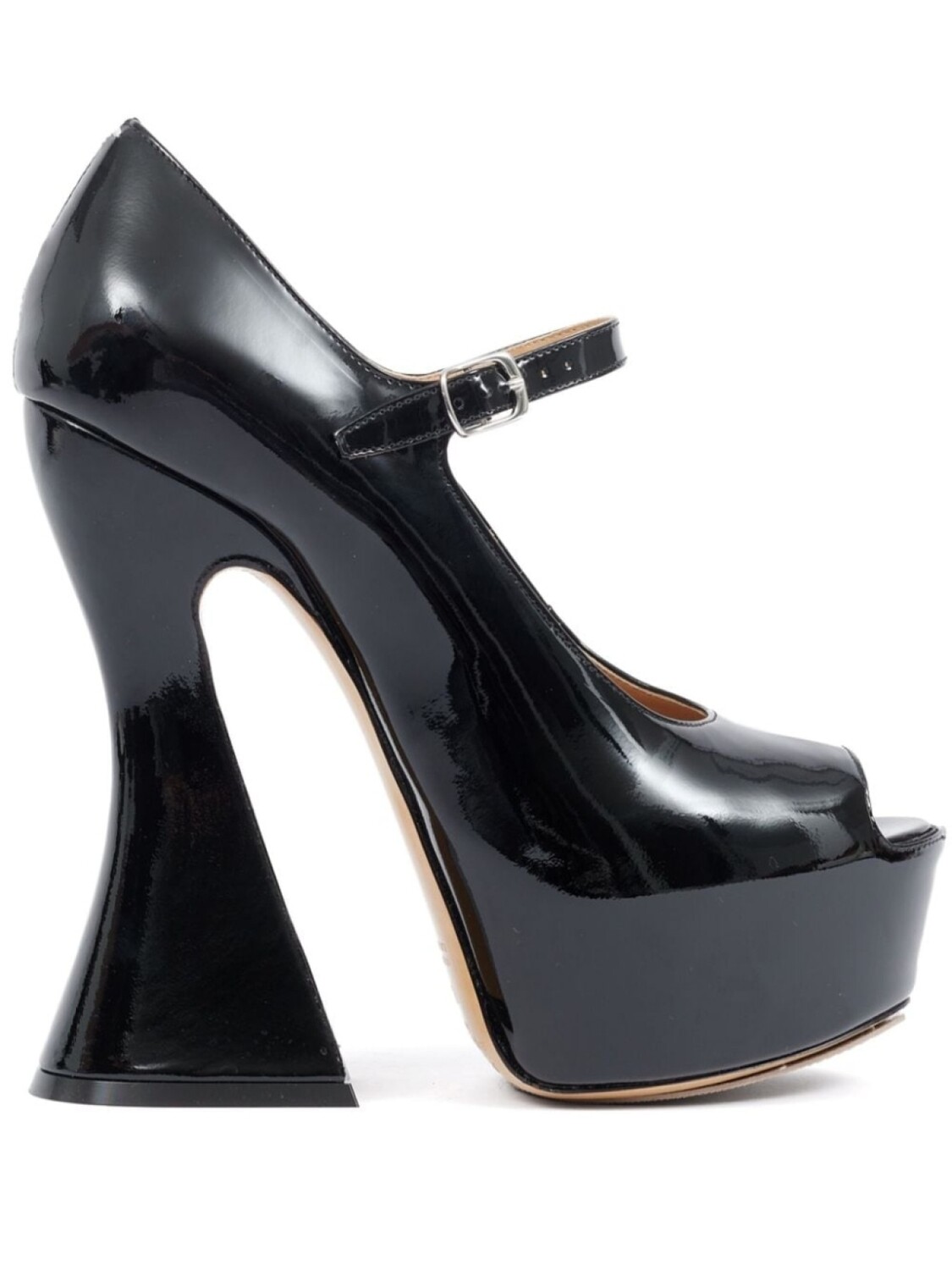 

Maison Margiela туфли Мэри Джейн Sketch 150, черный