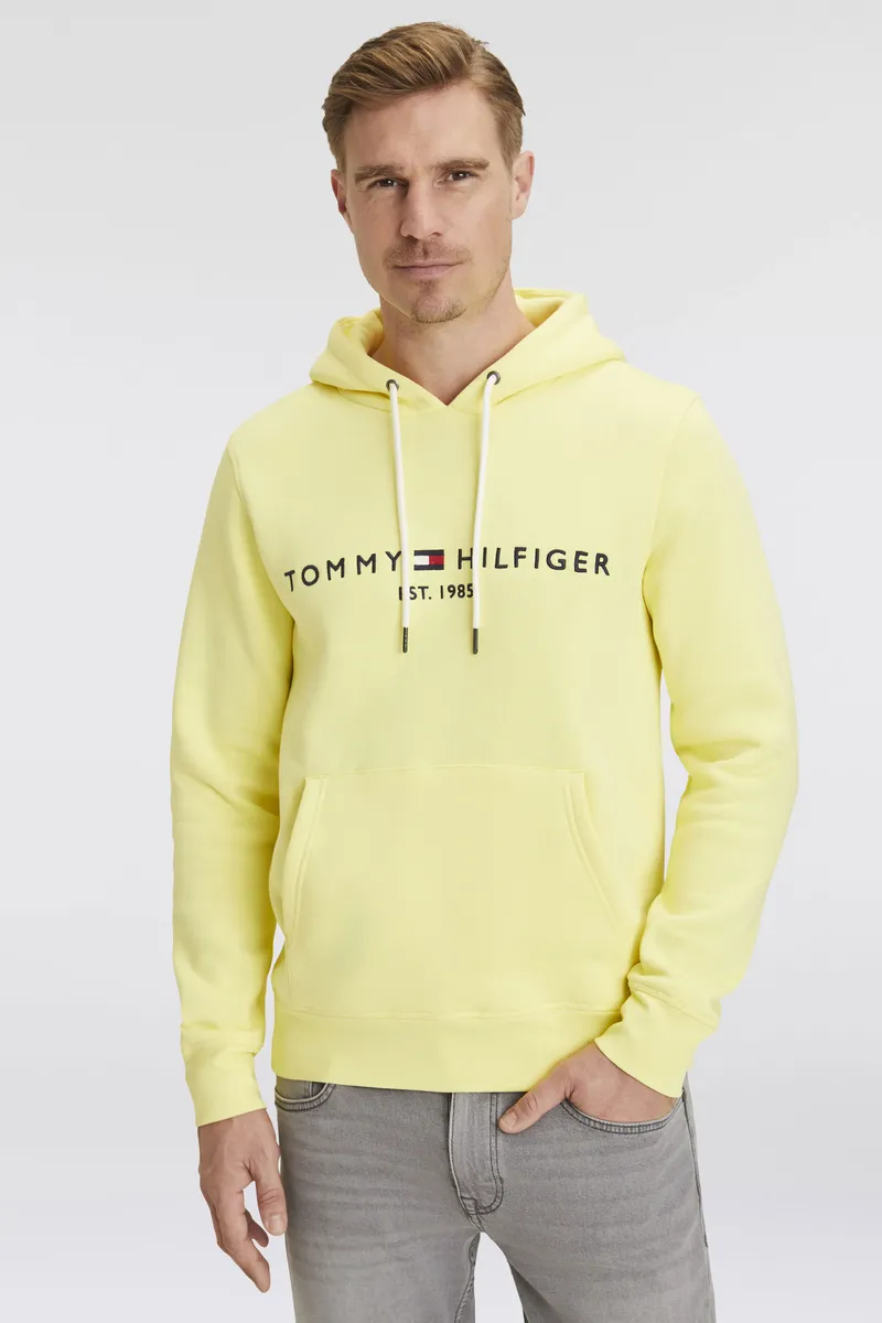 

Толстовка с капюшоном Tommy Hilfiger "TOMMY LOGO HOODY", с капюшоном и карманом-кенгуру, желтый