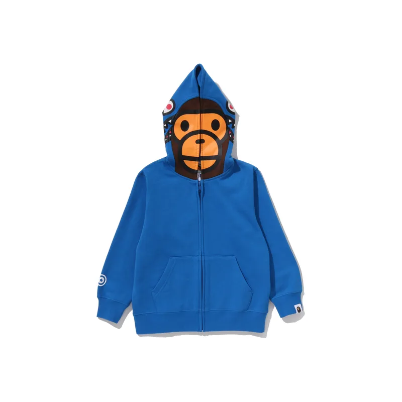 Детская худи с капюшоном Moderate A BATHING APE, синий blx