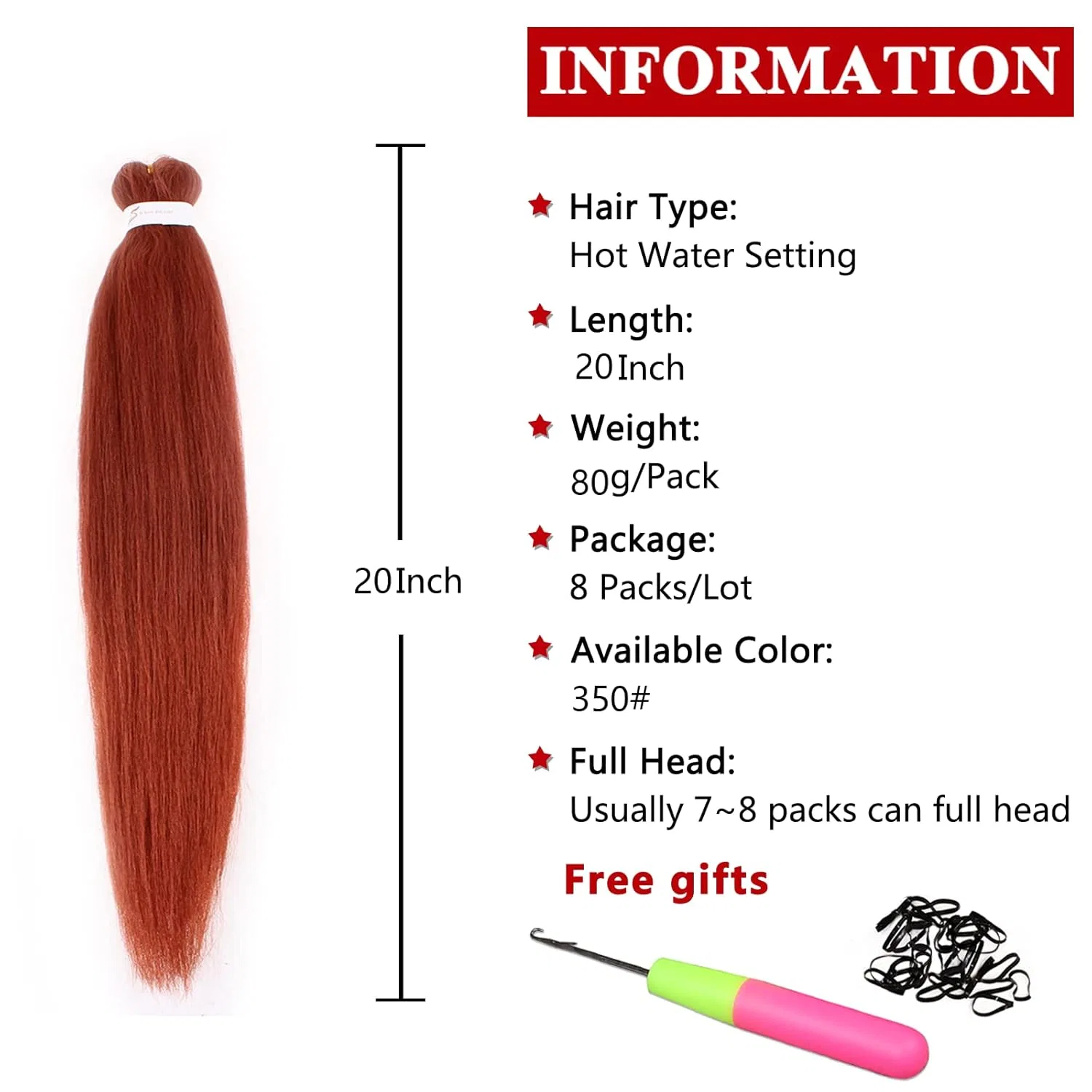 Набор наращиваемых волос для плетения «EZ Braids» от Xtrend Xtrend, 350# — фото 2