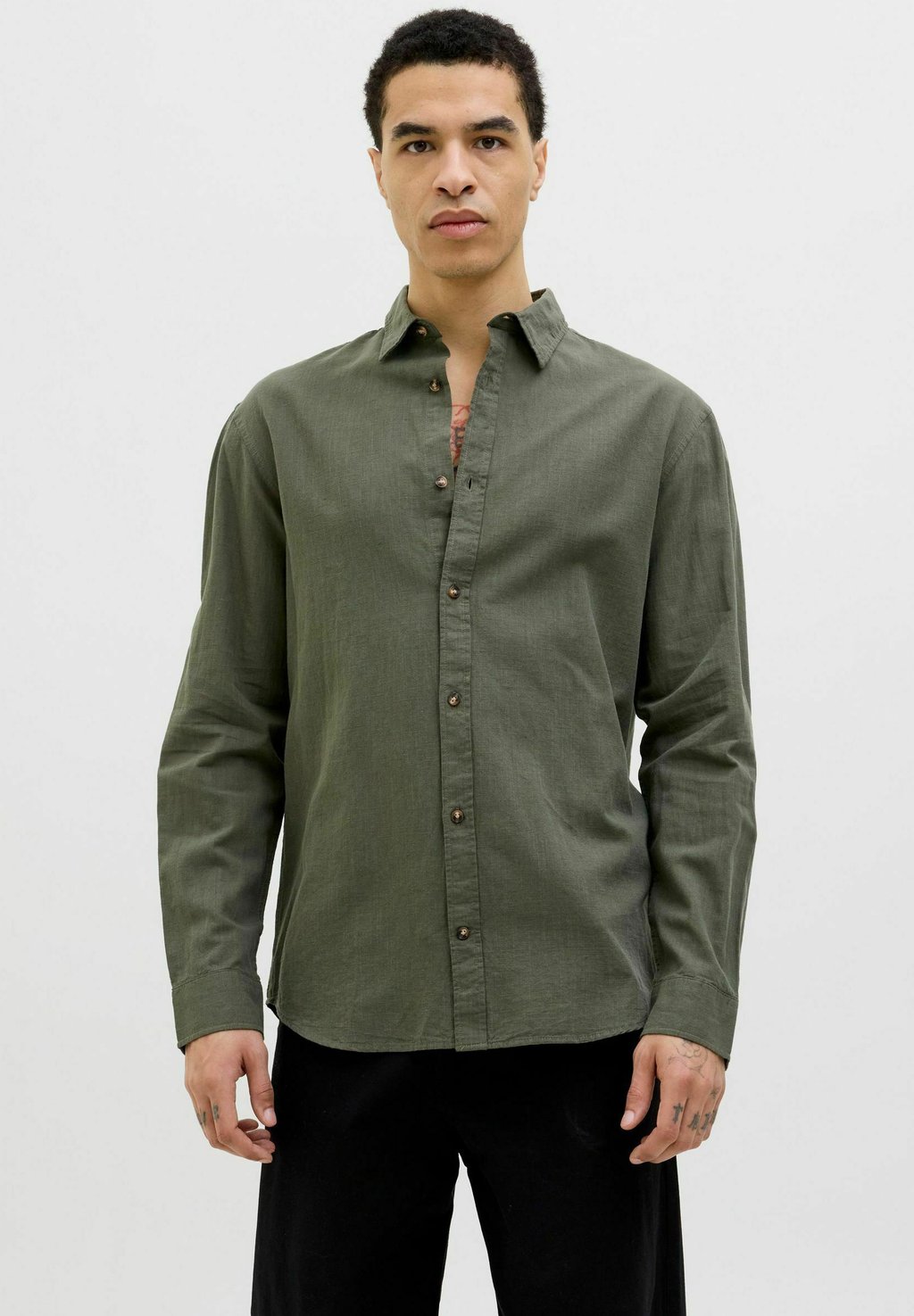 

Рубашка COMFORT FIT Jack & Jones, темно-зеленый