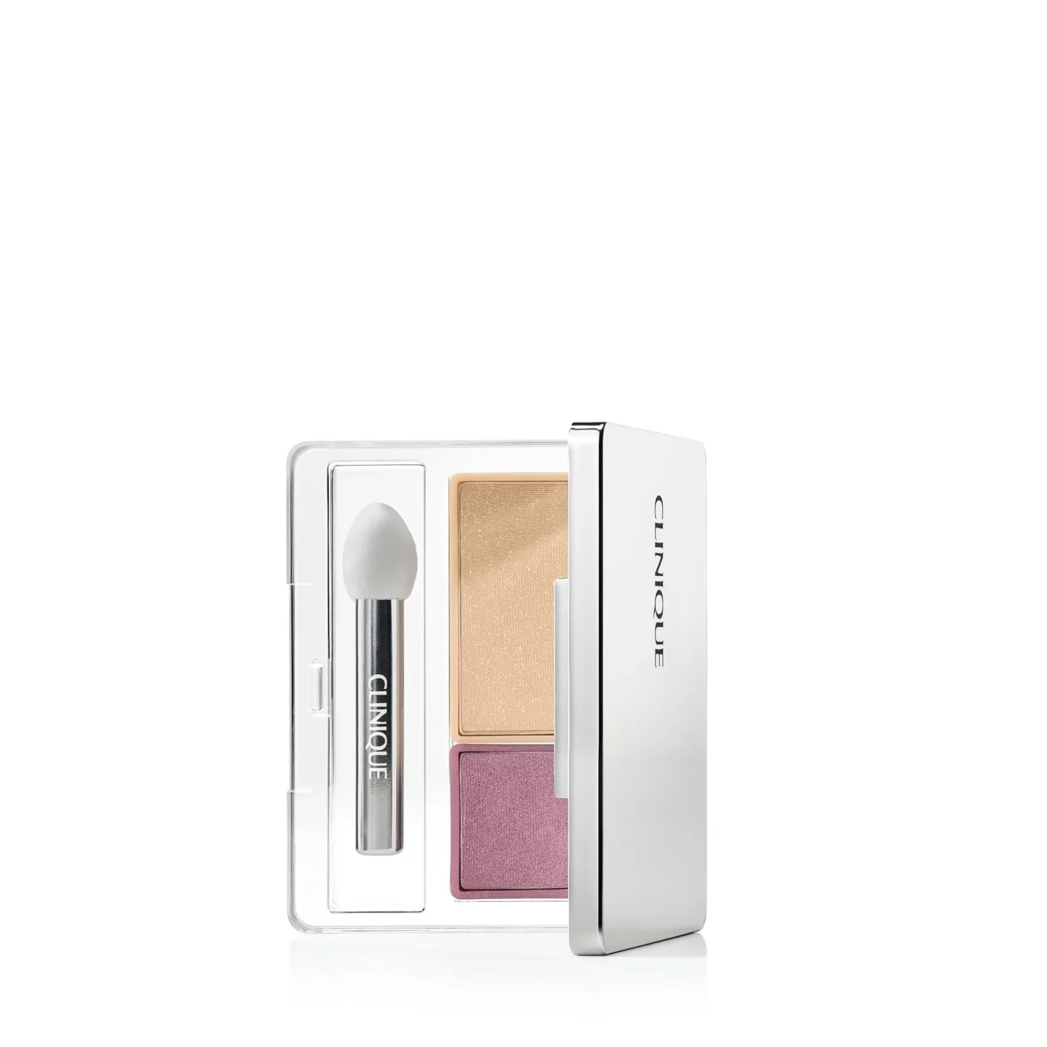 Тени для век Clinique All About Shadow Duo, гипоаллергенные, стойкие, легко наносятся, AC Beach Plum - Shimmer