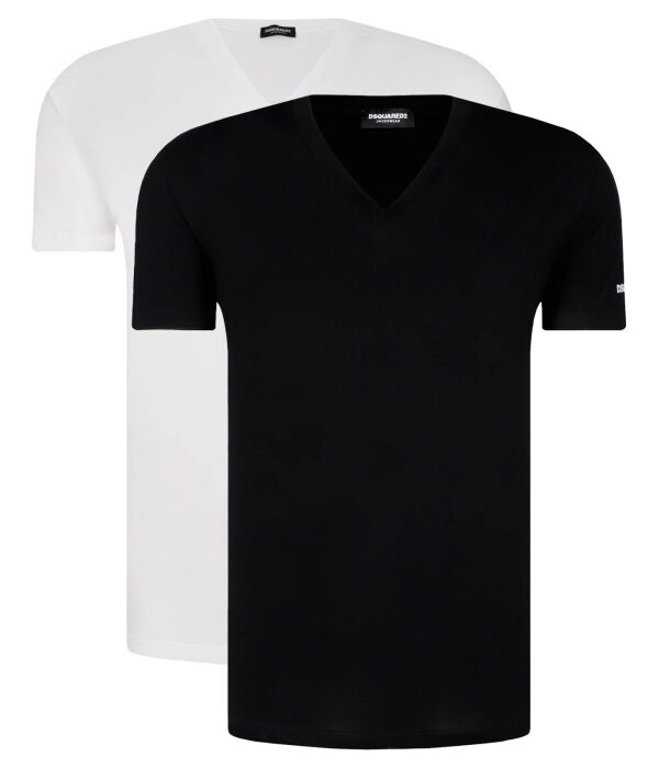 

Футболки 2 шт. Slim fit Dsquared2, черный