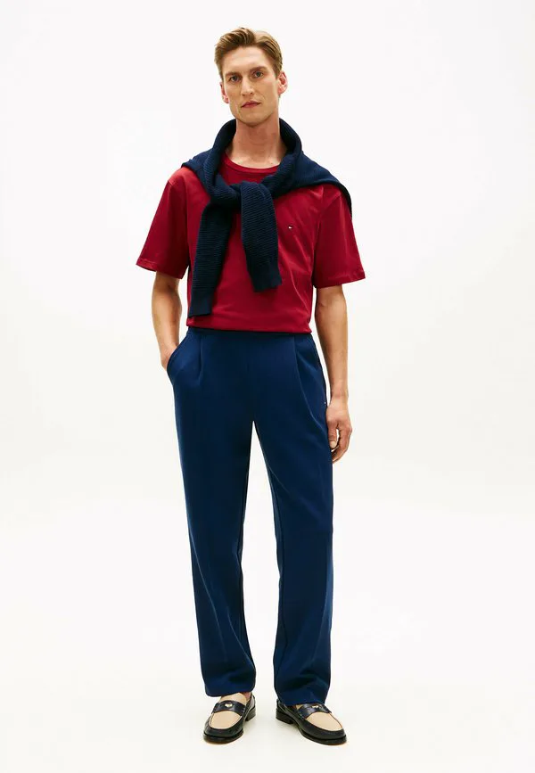 Футболка с вышивкой флага и свободным принтом Tommy Hilfiger, Regatta Red — фото 2