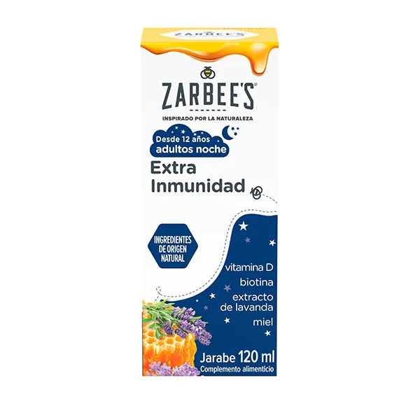 

Биологически активная добавка Jarabe Noche Adultos Extra Inmunidad Zarbees, 120 ml