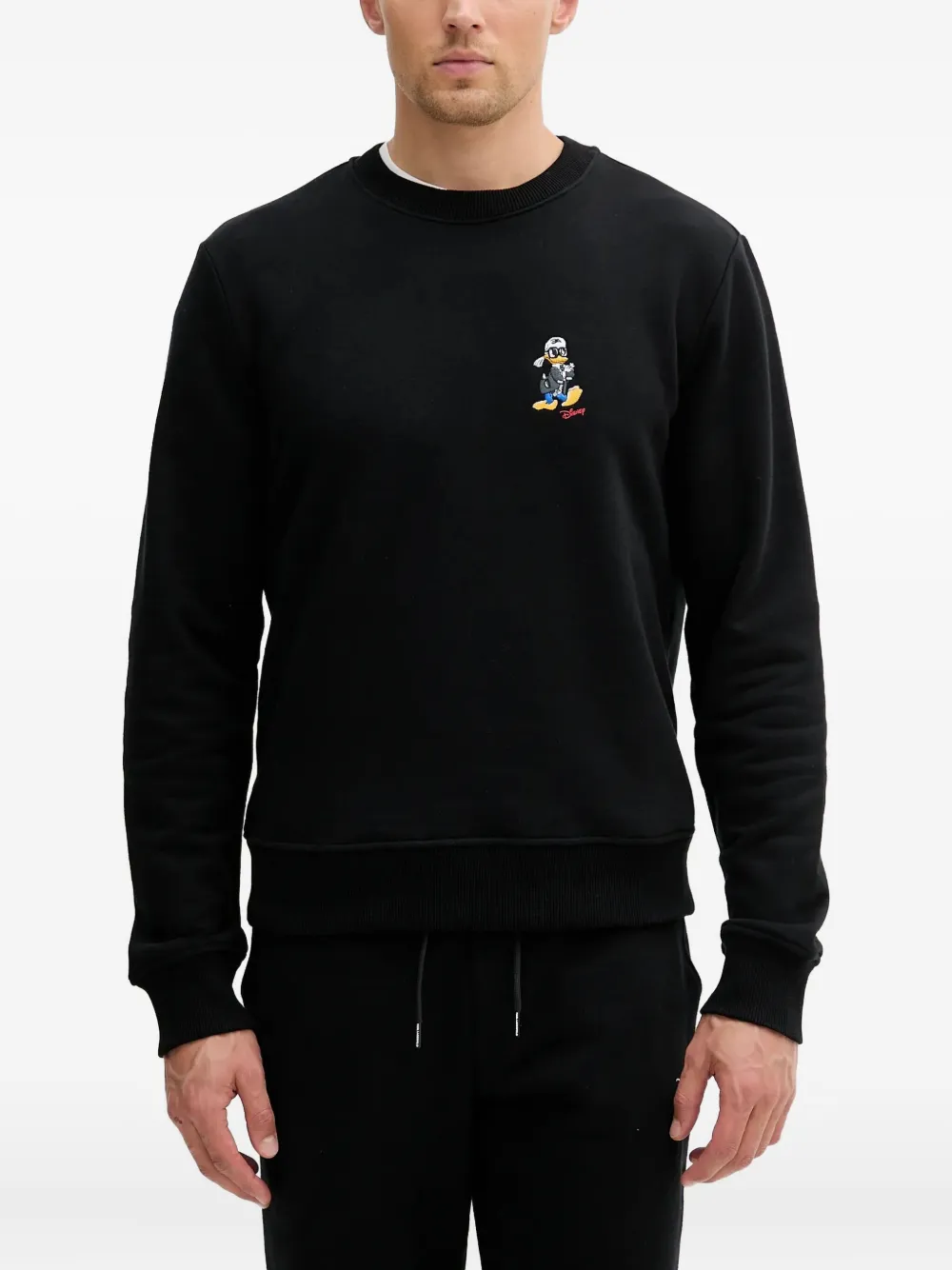 

Толстовка с вышитым логотипом X Disney Donald Duck K KARL LAGERFELD, черный