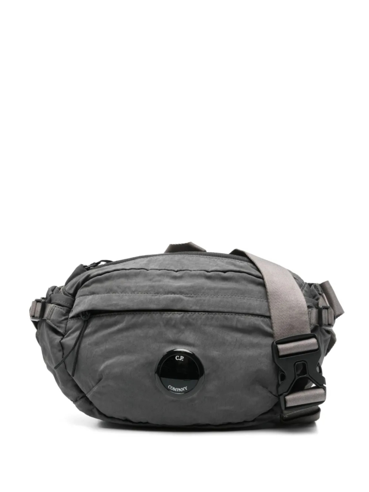 

Поясная сумка с декором Lens C.P. Company Kids, серый