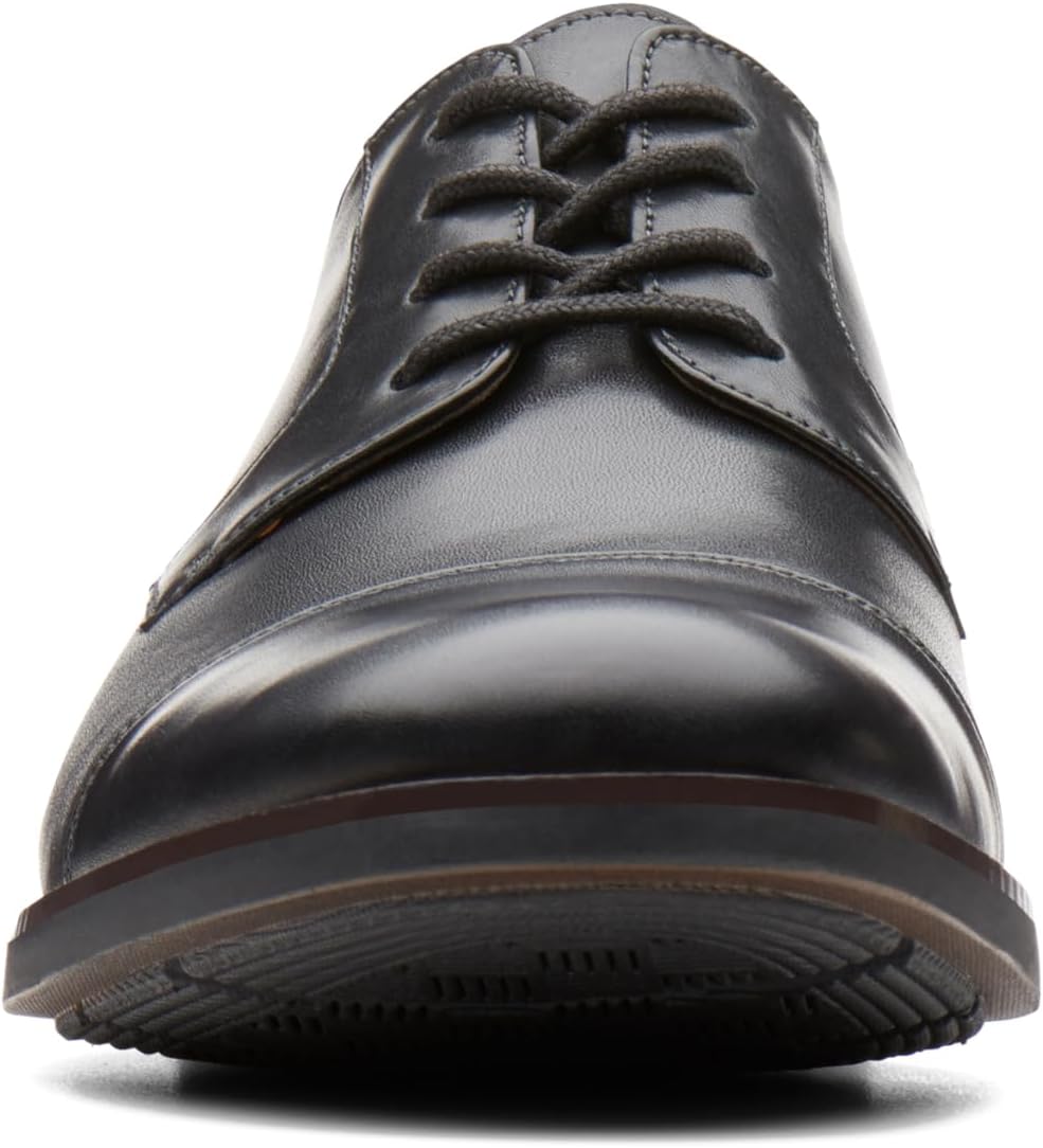 Мужские туфли Oxford Clarks Becken Plain, черный — фото 2