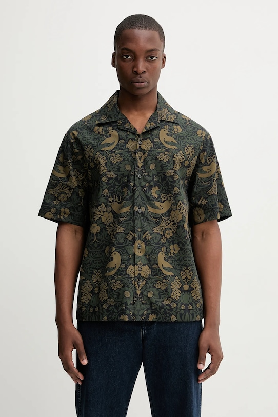 

Хлопковая рубашка Hugo, зеленый